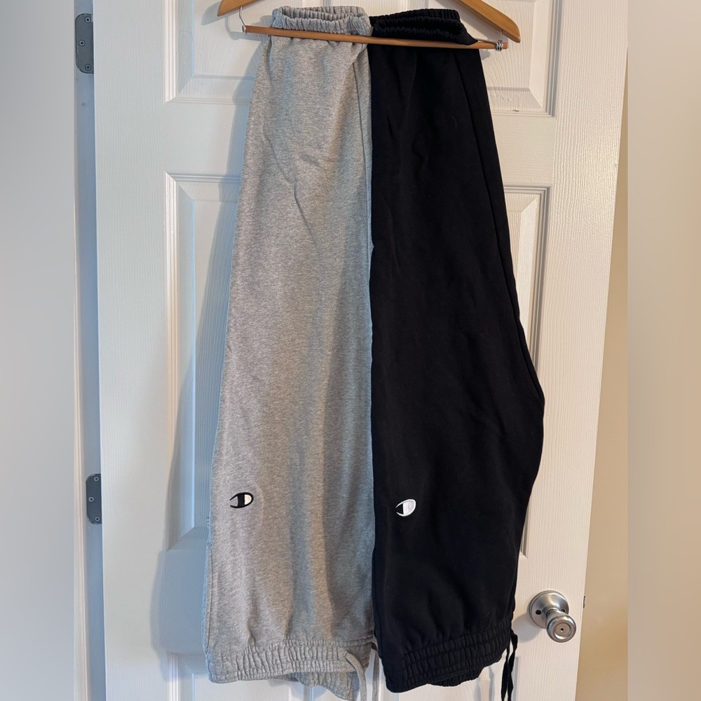 Champion Men's Black and Gray Joggers